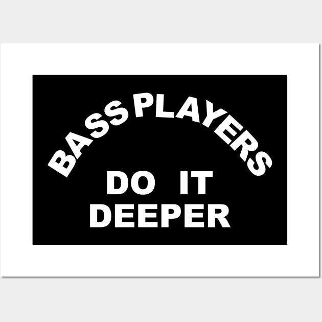 Bass Players Wall Art by TheCosmicTradingPost